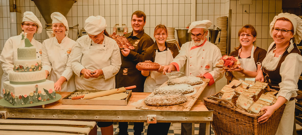 Kreieren Sie Ihren eigenen Stollen in unserer Stollen-Hausbäckerei in Kleinerts Backstube. <strong>06.11. - 04.12.</strong> immer Samstag von 6 bis 10 Uhr